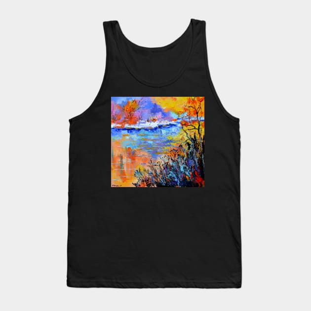 Pond in Autumn Tank Top by calimero